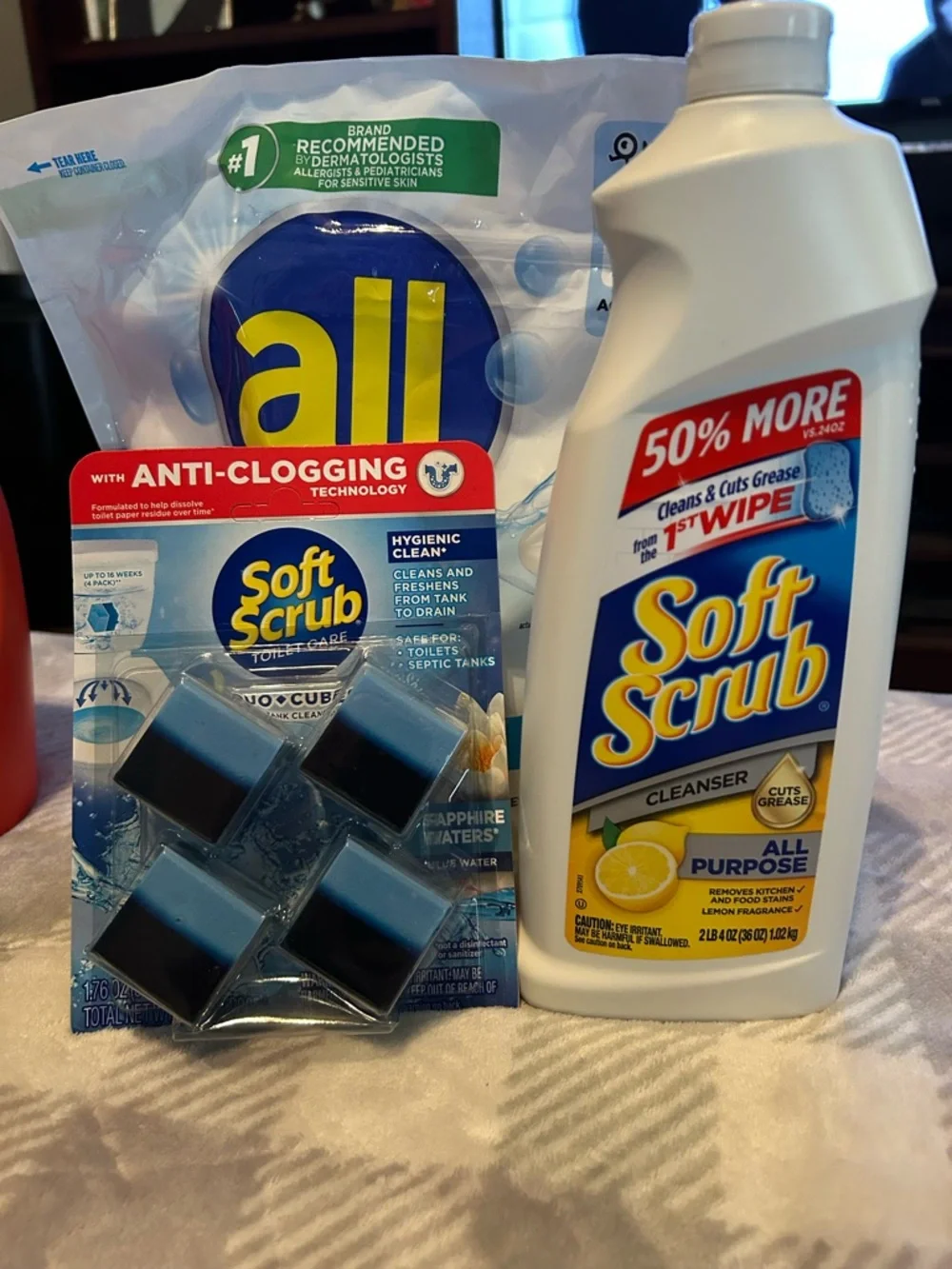 All laundry pods and soft soap home cleaning bundle All New 6 items included - Picture 2 of 7